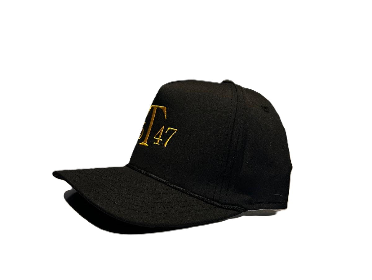 45 T 47 "Black & Gold" Rope Hat